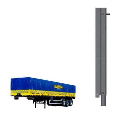 Imagem de Fueiro Canto Superior Ld Guerra Modelo Chapa Reta 800mm - Rovali