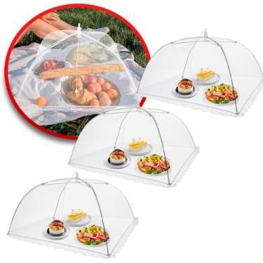 Imagem de Tela Protetora para Alimentos 35cm x 35cm Contra Insetos Anti Mosquito Poeira (3)