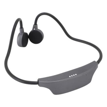 Imagem de Fones de ouvido de condução óssea, IPX8 à prova d'água, com 16 GB de armazenamento Bluetooth MP3 em fones de ouvido esportivos abertos, com longo tempo de espera e som imersivo