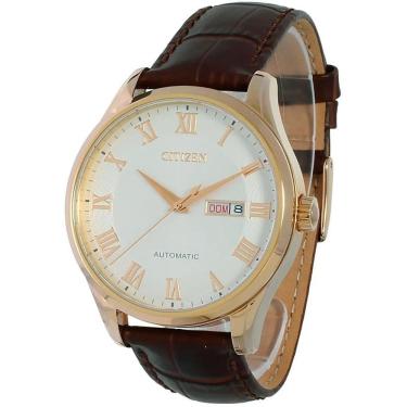Imagem de Relógio Citizen Masculino Automatico Tz20797M Rose Couro