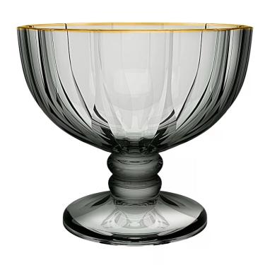 Imagem de Jg 6 tacas sobremesa refinatto vidro fume 350ML L'HERMITAGE