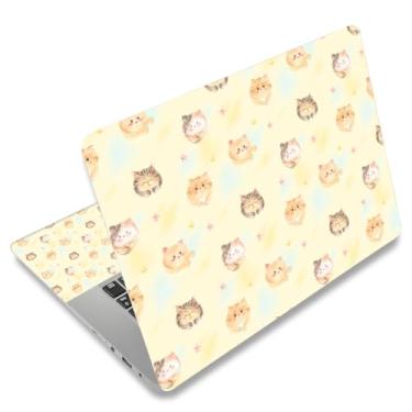 Imagem de WINTOJO 11,6 13 13,3 14 15 15,6 polegadas Netbook Laptop Skin Adesivo Decalque Capa Protetora Reutilizável para Laptop Notebook Chromebook Cat W-NEK-43