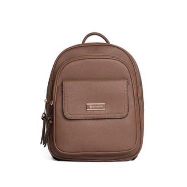 Imagem de Mochila Feminina WJ Pequena Marrom-Feminino