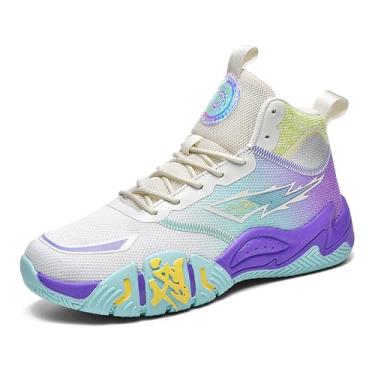 Imagem de Bolognifi Tênis de corrida respiráveis ​​masculinos, amortecimento de alta resiliência, sola de borracha antiderrapante, design leve para corridas urbanas em academias presente(Beige,43 BR)