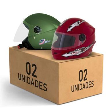Imagem de Kit 2 Capacete New Liberty 3 Elite + Liberty 4 Kids Feminino Masculino