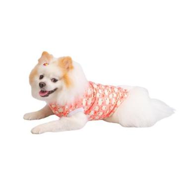 Imagem de Roupa Pet Soft Bouclê Peluciado Ovelha Salmão - Luvy Pet, P