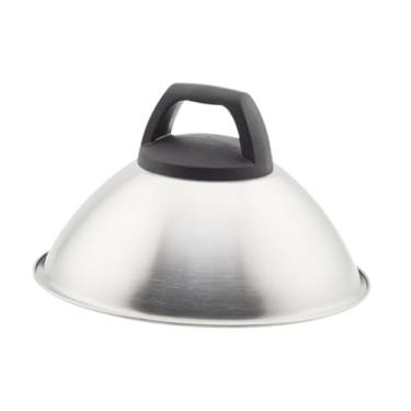 Imagem de ＫＬＫＣＭＳ Tampa de hambúrguer, cúpula de derretimento de queijo, acessório da tampa da grelha, cobertura de alimentos capa para sanduíches, hambúrgueres, 16.5cm