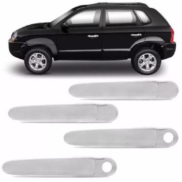 Imagem de Aplique Capa Maçaneta Cromado Tucson 2004 A 2016 - Shekparts