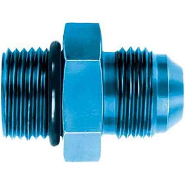 Imagem de Aeroquip FCM2953 Anel de vedação de alumínio anodizado azul para adaptador macho de 37 graus