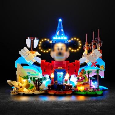 Imagem de Vaodest LED Light for Lego 21352 Magic of Disney Set,Design and Configuration Compatible with Model 21352 (LED Light Only, Not Building Block Kit)