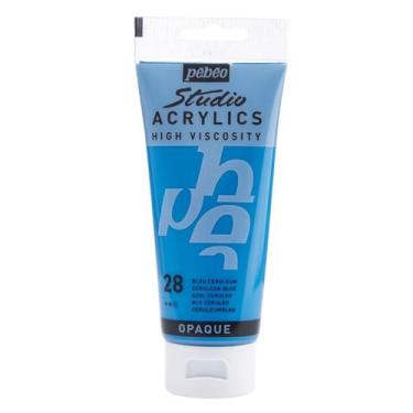 Imagem de Tinta Acrílica Pébéo 100ml 28 Cerulean Blue