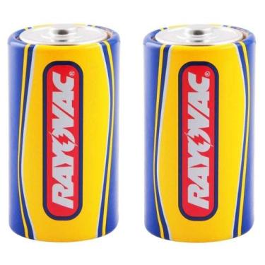 Imagem de 2 Pilhas C Media Rayovac Zinco Comum Lr14