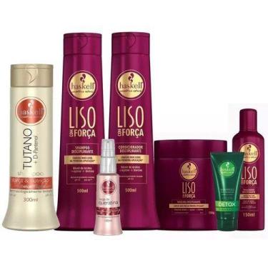 Imagem de Haskell Liso Com Força 500ml + Detox + Tutano + Queratina