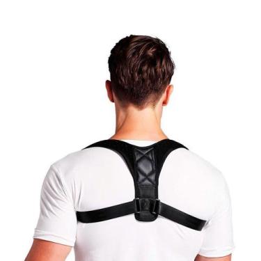 Imagem de Colete Corretor Postural Suporte Ajustável - Smart, Preto