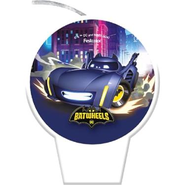 Imagem de Vela Plana Batwheels - Embalagem com 1 unidade.