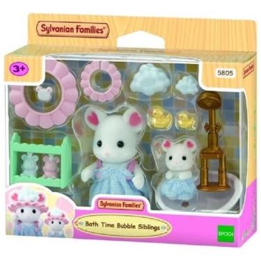 Imagem de Sylvanian Families Hora Do Banho Irmãos Ensaboados - Epoch