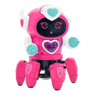 Imagem de Brinquedo Robô Lady Dançarina Com Face Digital Luz E Som