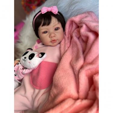 Imagem de Bebê Reborn Nina - Kit Completo Corpo Do Bebê Tecido