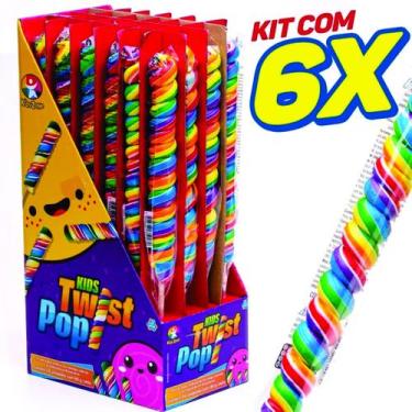 Imagem de Pirulito psicodélico gigante - twist pop kids zone - KIT ZONE