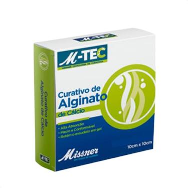 Imagem de Kit com 10 Curativo Alginato Calcio/Prata 10X10 (Caixa Fechada)