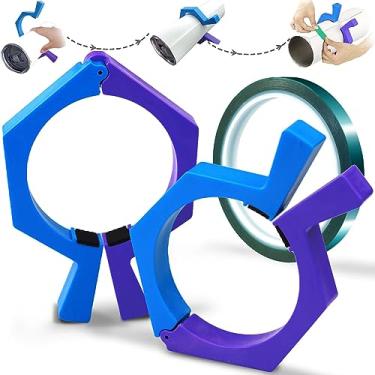Imagem de ThingsBag Ferramenta De Pinça Para Copos Sublimação, Perfeita 20, 23 E 30 Xícaras, Ferramentas Aperto Prensa Térmica Papel, Acessórios Sublimação (Roxo Azul, Pacote Com 2)
