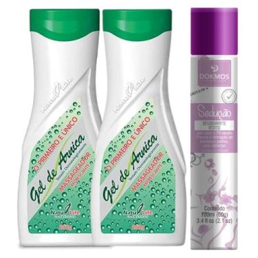 Imagem de Kit 2 Gel de Arnica Natu Life Para Dores Musculares + 1 Desodorante Se