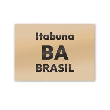 Imagem de Imã de Geladeira Itabuna Bahia MDF 8cmx5cm Viagem