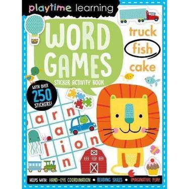 Imagem de Playtime Learning Word Games - Sticker Activity Book With Over 250 Stickers!