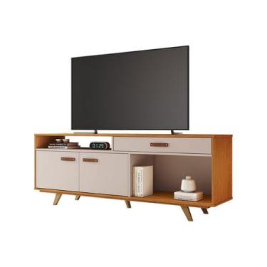 Imagem de Rack para TV até 65 Polegadas Ímpar JCM Móveis Cinamomo/Off