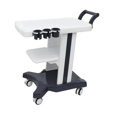 Imagem de INTSUPERMAI Mobile Ultrasound Carrinho Portátil Ultrassom Imagem Scanner Veículo ABS Plástico 4 Rodas 2 Freio com 3 Furos e Alça