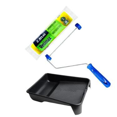 Imagem de Kit Para Epoxi, Bandeja Grande, Garfo Tigre, Rolo Atlas 23cm - Compel/