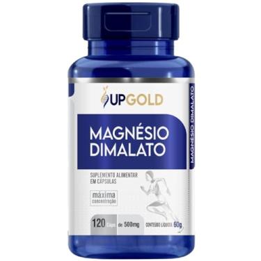 Imagem de Magnésio Dimalato 120 Cápsulas 500mg Upgold - Puro Máxima Concentração