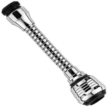 Imagem de Extensor Torneira Arejador Flexível Com Bico Flexível 360 PRETO - Sk