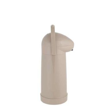 Imagem de Garrafa Térmica de Pressão Nobile 1 Litro Bege - MOR, 1L, Bege