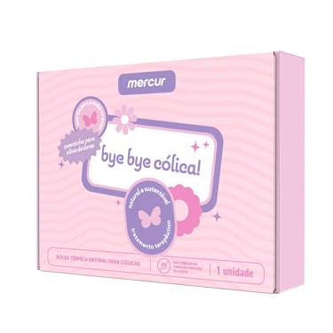 Imagem de Bolsa Térmica Natural para Cólicas Mercur Bye Bye Cólicas 1 Unidade