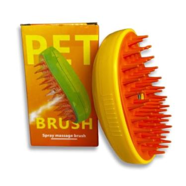 Imagem de Escova Pet a Vapor: Mais Conforto para seu Pet, Higienização Profunda, Remoção de Pelos e Sujeira, Ideal para Cães e Gatos com Segurança
