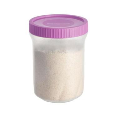 Imagem de Pote Hermético Roscado De Plástico 1 Litro Sortido Sanremo