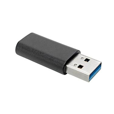 Imagem de Conversor adaptador USB 3.0 Eaton Tripp Lite USB-C para USB-A, fêmea para macho, transferência de dados de 5 Gbps, saída de energia de 900mA, retrocompatível com gerações anteriores de USB, garantia