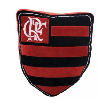 Imagem de Almofada Brasão (Fibra) - Flamengo - Mileno, Poliéster