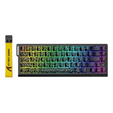 Imagem de Teclado Magnético Mecânico Gamer Attack Shark Rgb X68 He (Preto)