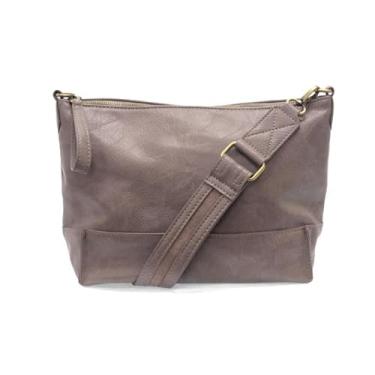 Imagem de Joy Susan Bolsa feminina fashion Leen com costura transversal, Shiitake
