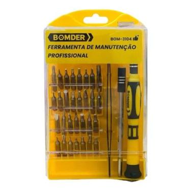 Imagem de Kit chaves de precisão 32 em 1 manutenção celular óculos relógios elet