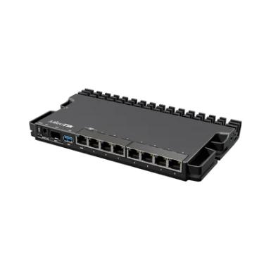 Imagem de Roteador Mikrotik Routerboard, Gigabit Ethernet, 10GBPS, 1.4GHz, L5 S/NFE - RB5009UG+S+IN