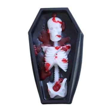 Imagem de Vela de Aromaterapia - Velas em Forma de Caixão - Centro De Mesa Cofre Para Festas De Aniversário E Halloween