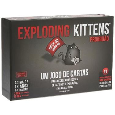 Imagem de Galápagos, Exploding Kittens: Proibidão, Jogo de Cartas para Amigos, 2-5 jogadores, 30 minutos por partida