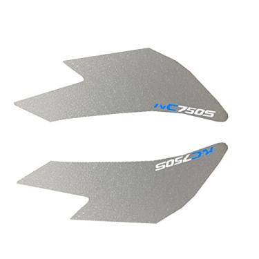 Imagem de ONWARM Para H&ONDA para NC750S Adesivo Protetor de Tanque de Motocicleta Decalque Gás Combustível Joelho Aderência Tração Lateral Almofadas de Tração Decalque de Almofada de Tanque (Cor: Único)
