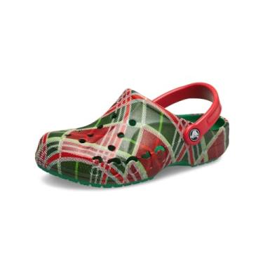 Imagem de Crocs Sapatos de madeira unissex Baya Graphic Clog, Verde (Verde Kelly), 45/46 EU
