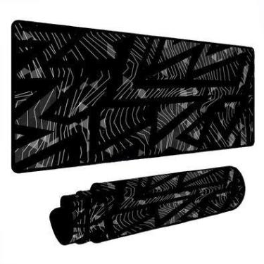 Imagem de Novo Mouse Pad Gamer Deskpad Speed Extra Grande Borda Costurada Profissional 120x60  - Formas P.b