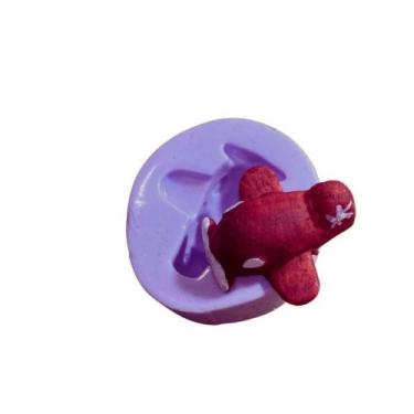Imagem de F1183 molde de silicone avião confeitaria biscuit - confeitaria dos mo