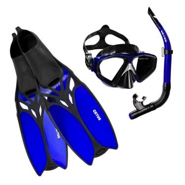 Imagem de Kit de Mergulho Máscara+Respirador+Nadadeiras Cetus Shark Fun - 39-40